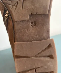 Air Step A.S 98, stövletter i skinn stl 38