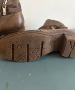 Air Step A.S 98, stövletter i skinn stl 38