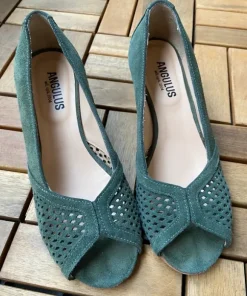 Armygrønne Angulus sandaler