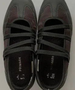 Baleriny buty ballet shoes aesthetic vintage czarne black
