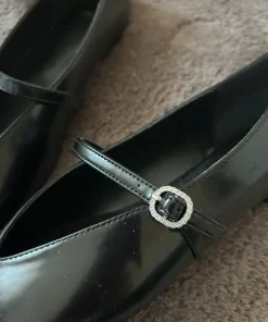 Ballerina / Mary Janes strass Mango