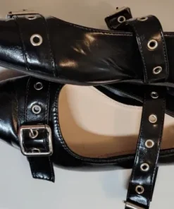 Ballerinaer sling-back, Mary Janes stil, str. 39