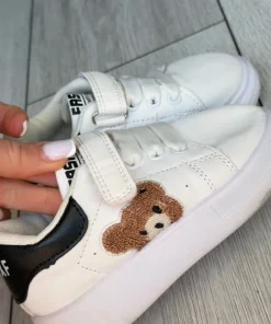 Białe sneakersy adidasy na rzepy 26