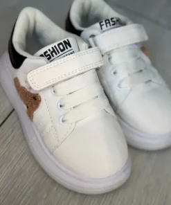 Białe sneakersy adidasy na rzepy 26