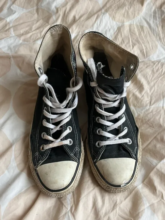 Black 37.5 High Converse