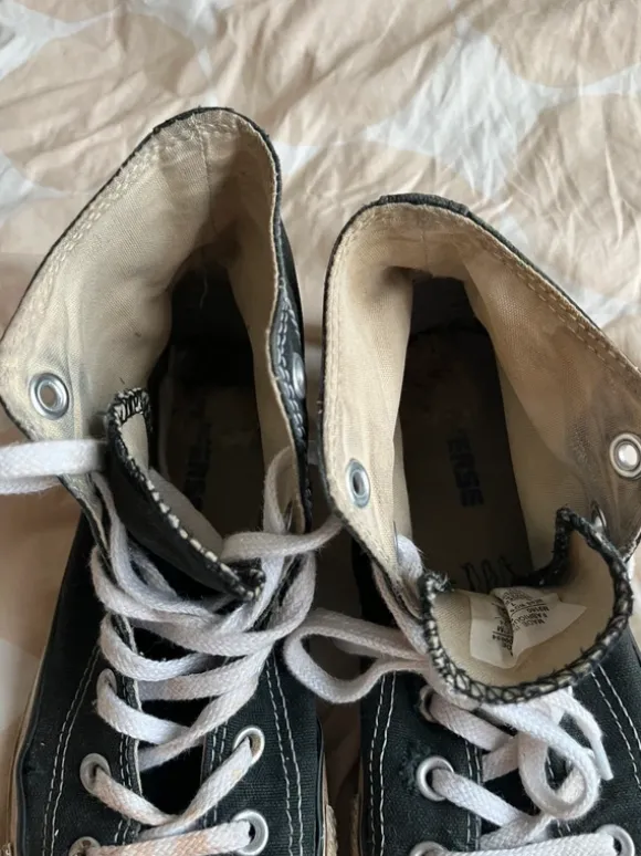 Black 37.5 High Converse