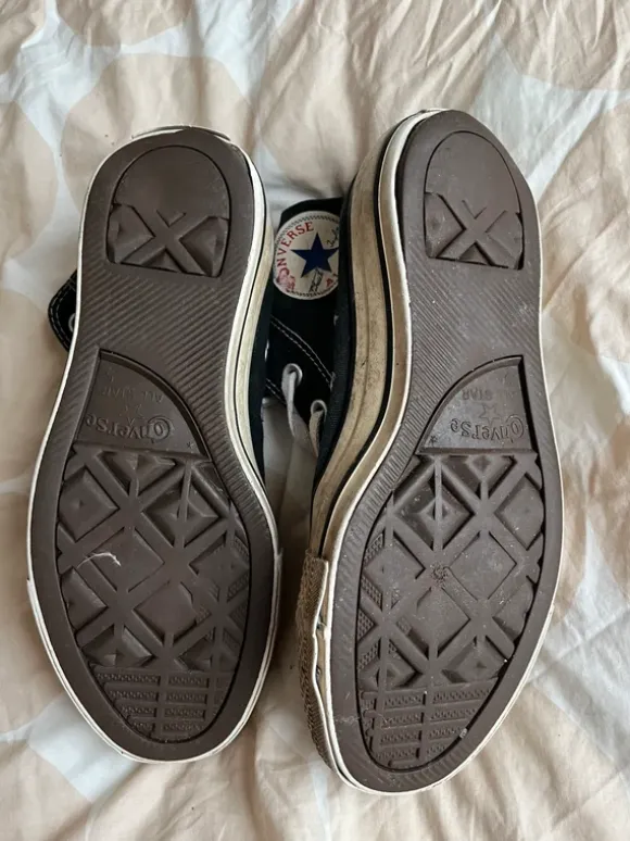 Black 37.5 High Converse