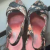 Blommiga klackar med slingback 🌸 Vintage/Y2K vibe | Strl 36