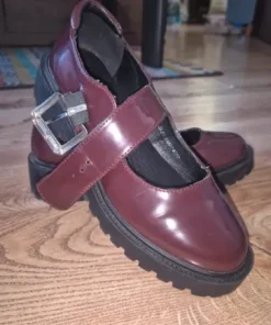 Bordowe polbuty