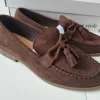 Braozwe mokasyny loafers czekoladowe rozmiar 38