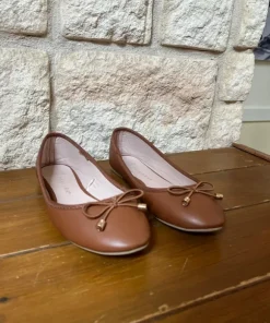 Bruna ballerina skor