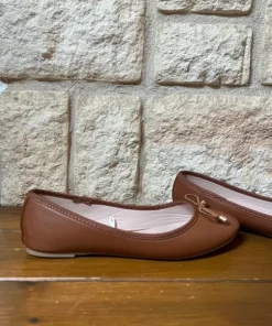 Bruna ballerina skor