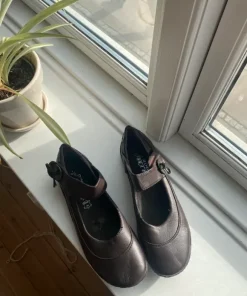 Brune ballerina sko