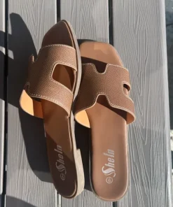 Brune sandaler