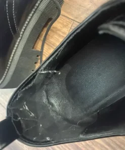 buty damskie oksfordki na platformie wysokie aesthetic czarne sznurowane na wiosnę