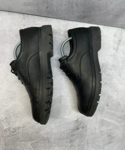 Buty Geox U Spherica wizytowe półbuty czarne eleganckie skórzane klasyczne 41