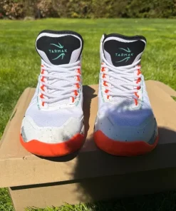 Buty koszykarskie Decathlon SS500 biało pomarańczowe rozmiar 40