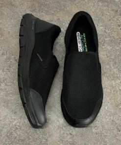 Buty męskie czarne sportowe do biegania Air-Cooled wsuwane duży rozmiar