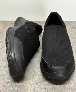 Buty męskie czarne sportowe do biegania Air-Cooled wsuwane duży rozmiar