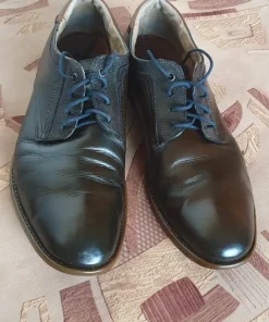 Buty męskie skórzane brązowe