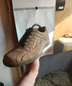 Buty skórzane odyhajoncy Ecco.