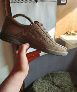 Buty skórzane odyhajoncy Ecco.