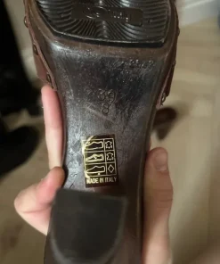 buty vintage na obcasie