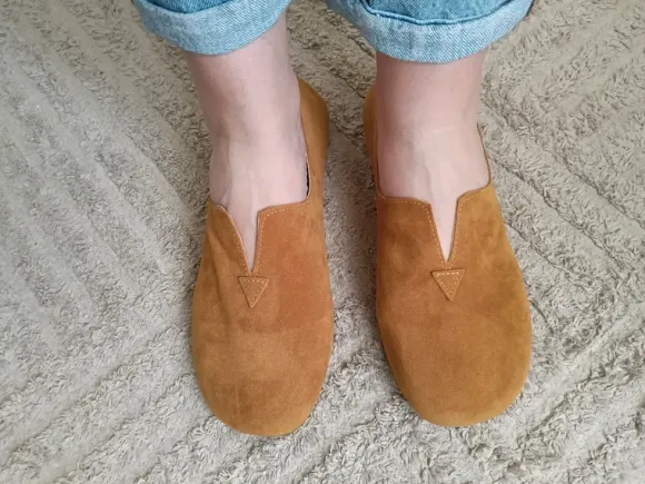 Camel mokasyny barefoot r.40 wkł.26cm szerokie okrągłe noski