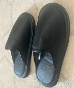 Canada snow Zia Leather tofflor inneskor Black Svart size 41 toppskick