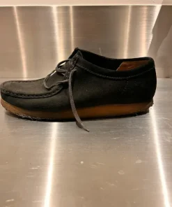Clarks Originals Wallabee – sort ruskind – str. 42 (UK 8)