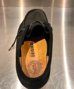 Clarks Originals Wallabee – sort ruskind – str. 42 (UK 8)