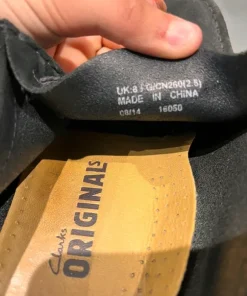 Clarks Originals Wallabee – sort ruskind – str. 42 (UK 8)