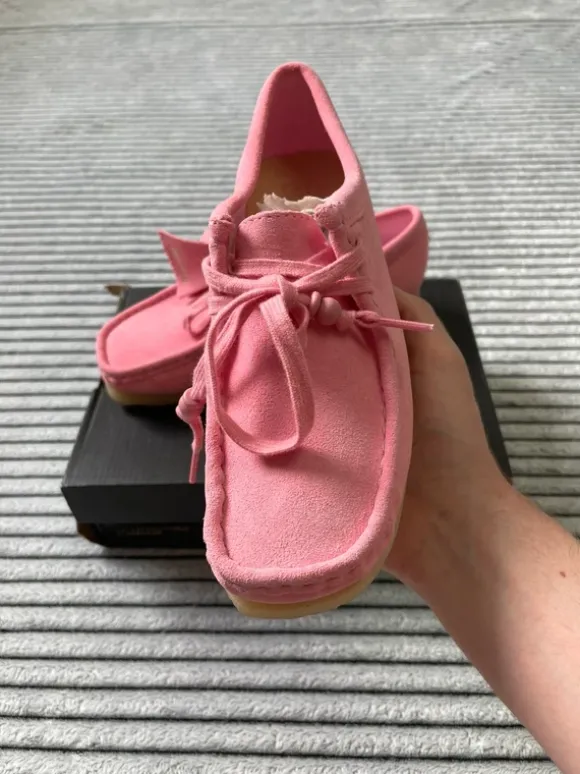 Clarks Originals Wallabee pink suede size 38 / 24 cm