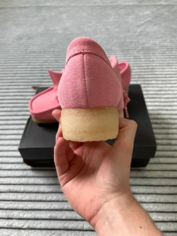 Clarks Originals Wallabee pink suede size 38 / 24 cm