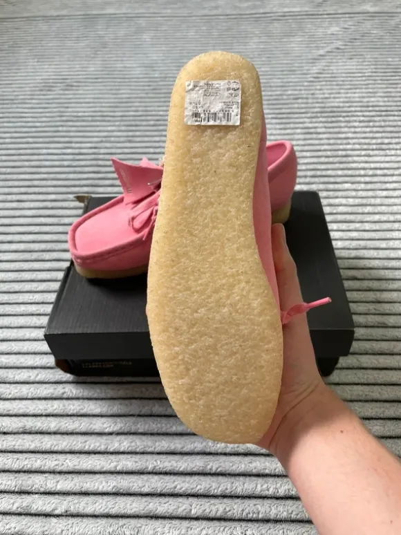 Clarks Originals Wallabee pink suede size 38 / 24 cm