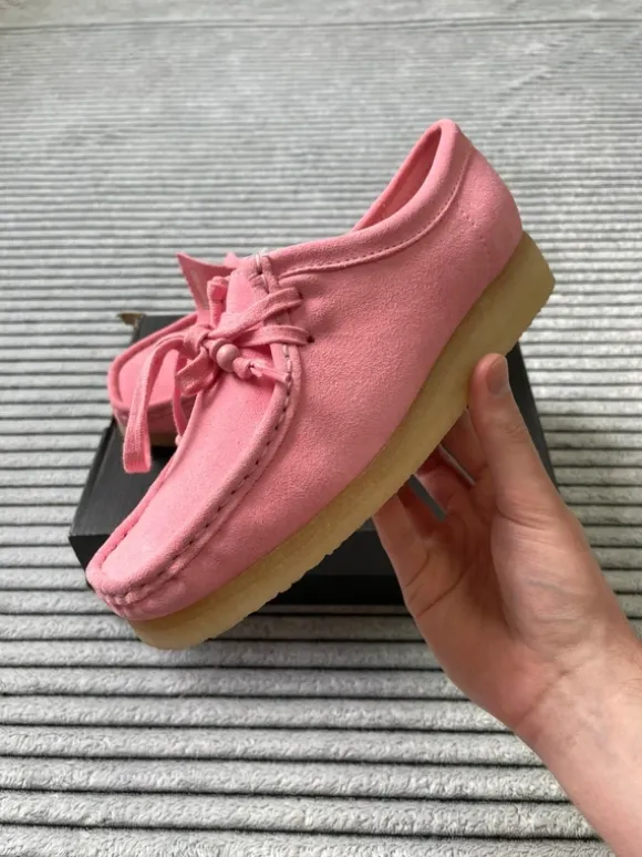 Clarks Originals Wallabee pink suede size 38 / 24 cm