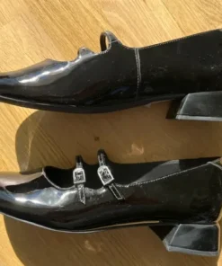 Clarks patent leather shoes, Mary Janes, 39.5