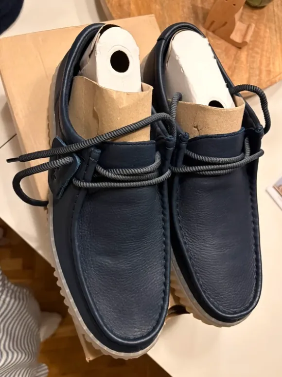 Clarks Torhill Lo Navy Leather – str. 46