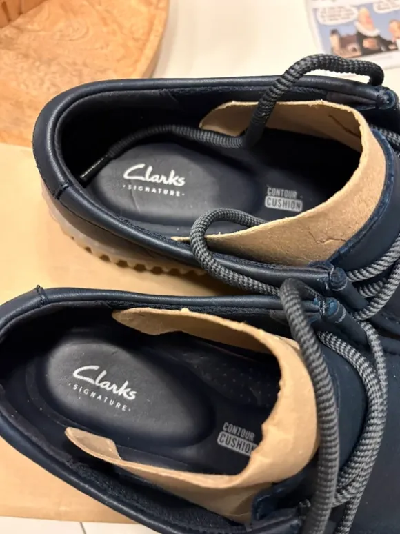 Clarks Torhill Lo Navy Leather – str. 46