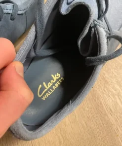 Clarks Wallabee blå