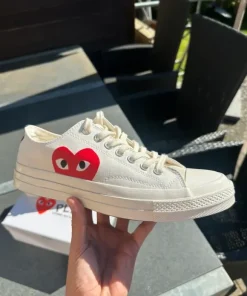Comme des garcon converse hvid