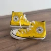 Converse All Star trampki damskie wysokie na codzień żółte rozmiar 37,5