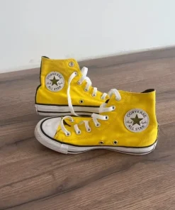 Converse All Star trampki damskie wysokie na codzień żółte rozmiar 37,5