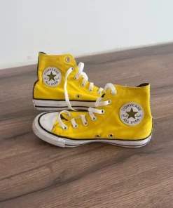Converse All Star trampki damskie wysokie na codzień żółte rozmiar 37,5