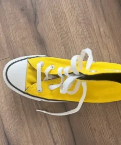 Converse All Star trampki damskie wysokie na codzień żółte rozmiar 37,5