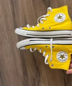 Converse All Star trampki damskie wysokie na codzień żółte rozmiar 37,5
