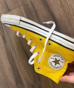 Converse All Star trampki damskie wysokie na codzień żółte rozmiar 37,5