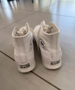 Converse allstars hvid læder str. 38