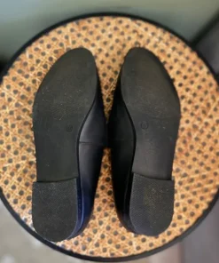 Czarne skórzane buty loafersy mokasyny Lasocki rozmiar 37