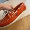 Deux Palmes . Seglarskor. Orange. 44